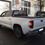 Částečný celopolep bílou perleťovou 3D autofolií na TOYOTA Tundra