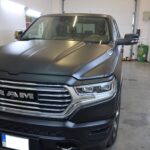 Celopolep vozidla Dodge RAM černou matnou saténovou 3D autofolií