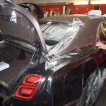 Celopolep ochrannou transparentní autofolií na vůz Bentley Mulsanne