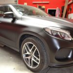 Aplikace černé matné folie na Mercedes GLE coupe