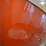 Celopolep lodě od bordlajsny po vodorysku červená perleťová metalická folie 3M + ochranná transparentní folie