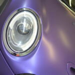 Mini Cooper fialová matná metalická fólie