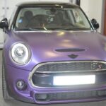 Mini Cooper fialová matná metalická fólie