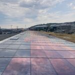 Aplikace sluneční nanofolie 3M Prestige70ext na střechu OC Nový Smíchov Praha